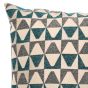 Kaleidoscope Teal Filled Cushion 