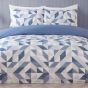 Kenzo Blue Cotton Rich Duvet Cover Set