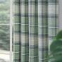 Kinross Green Interlined Thermal Ready Made Eyelet Curtains