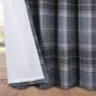 Kinross Silver Interlined Thermal Ready Made Eyelet Curtains