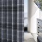 Kinross Silver Interlined Thermal Ready Made Eyelet Curtains