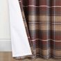 Kinross Terracotta Interlined Thermal Ready Made Eyelet Curtains