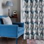 Larossa Blue Ready Made Eyelet Curtains