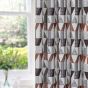 Larossa Terracotta Ready Made Eyelet Curtains