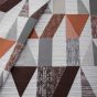 Larossa Terracotta Ready Made Eyelet Curtains