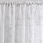 Leaf Silver Voile Panel