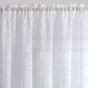 Leaf White Voile Panel