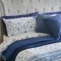 Leamington Blue Cotton Rich Duvet Set