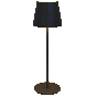 Led Touch Black Table Lamp