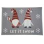 Let It Snow Christmas Door Mat