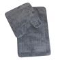 Lisa Bathmat Dark Grey Set