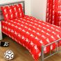 Liverpool Pulse Red Cotton Mix Duvet Cover Set