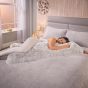 Long Grey Bolster Cuddle Pillow