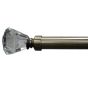 28mm Lucerne Antique Brass Fixed Curtain Pole