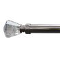 28mm Lucerne Stainless Steel Fixed Curtain Pole