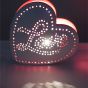 Love White & Pink Ceramic Table Lamp