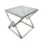 Luxor Chrome Side Table
