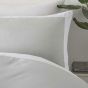 Madison Dove Grey and White Cotton Mix Duvet Set