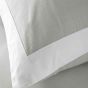 Madison Dove Grey and White Cotton Mix Duvet Set