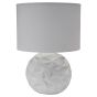 Maldon White Dual Lit Table Lamp