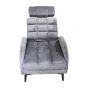 Malmo Grey Chair & Foot Stool