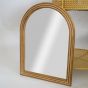 Natural Wooden Arch Mirror