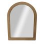 Natural Wooden Arch Mirror