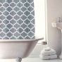 Moroccan Grey Shower Curtain