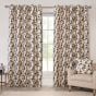 Murano Teal Ready Made Eyelet Curtains