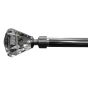 16/19mm Naples Stainless Steel Extendable Curtain Pole