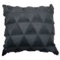 Nyla Triangle Charcoal Cushion Cover