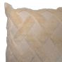 Nyla Hatched Cream Cushion Cover