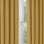 Zurich Ochre 90x90 Ready Made Blackout Eyelet Curtains