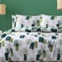 Osaka Green Cotton Rich Duvet Cover Set