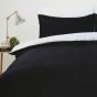 Oxford White & Black Duvet Set