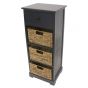 Oxford Navy 4 Drawer Unit