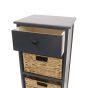 Oxford Navy 4 Drawer Unit