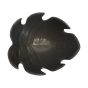 Palm Leaf Black Bowl 