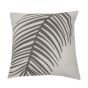 Palm Grey Filled Cushion