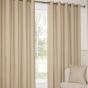 Paros Natural Blackout Ready Made Eyelet Curtains