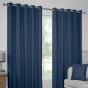 Paros Navy Blackout Ready Made Eyelet Curtains