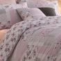 Patchwork Pink Luxury Cotton Rich Duvet Cover Set