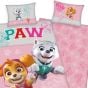 Paw Patrol Pink Cotton Mix Duvet Cover Set