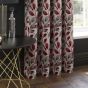Perth Red Eyelet Curtains