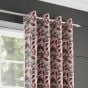 Perth Red Eyelet Curtains