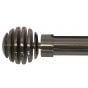 25/28mm Perth Gun Metal Extendable Curtain Pole