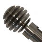 25/28mm Perth Gun Metal Extendable Curtain Pole