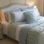 Phoebe Duck Egg Cotton Mix Duvet Set