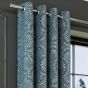 Phuket Teal Ready Made Eyelet Curtains