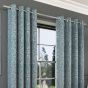 Phuket Teal Ready Made Eyelet Curtains